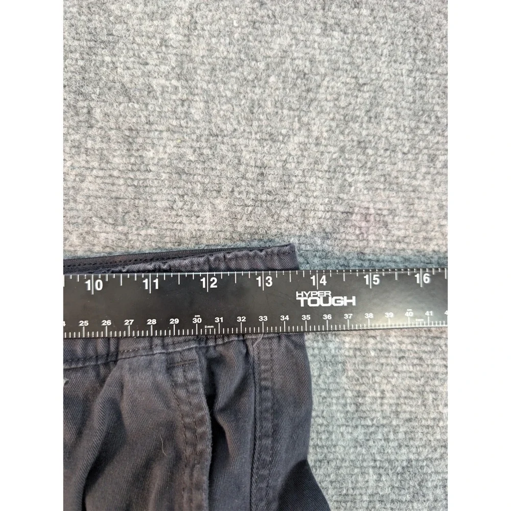 abercrombie kids cotton black jogger pants boys size 13/14 active casual stretch